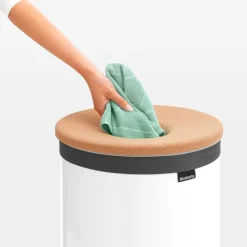 West Elm Brabantia Lidded Steel Hamper