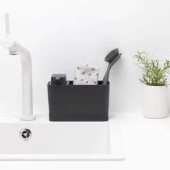 West Elm Brabantia Sink Organizer & Soap Dispenser Set