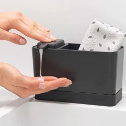 West Elm Brabantia Sink Organizer & Soap Dispenser Set