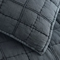 West Elm Braided Grid Quilt & Shams