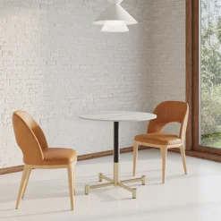 West Elm Branch Restaurant Round Dining Table - Porcelain