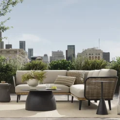 West Elm Brewster Outdoor Side Table (13")