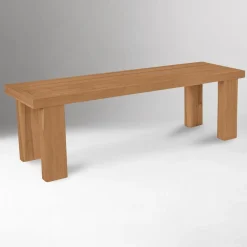 West Elm Briley Teak Outdoor Dining Bench