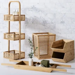 West Elm Brockton Bamboo Bathroom Accessories