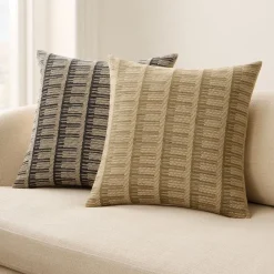 West Elm Broken Silk Wide Stripe