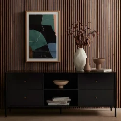 West Elm Bronzed Iron Media Console (70")