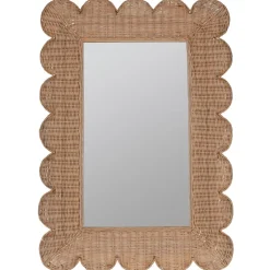 West Elm Brooke Rattan Wall Mirror