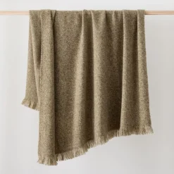 West Elm Brushed Woven Throw