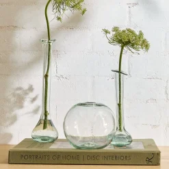 West Elm Bubble Glass Bud Vases