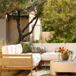 West Elm Build Your Own - Baycrest Outdoor Teak Sectional