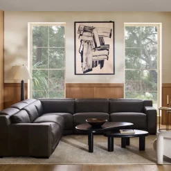West Elm Build Your Own - Dalton Motion Reclining Leather Sectional