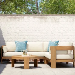 West Elm Build Your Own - Monterey Outdoor Teak Sectional