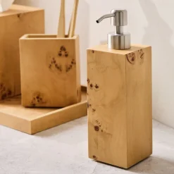 West Elm Burl Bath Accessories