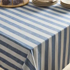 West Elm Cabana Stripe Cotton Tablecloth