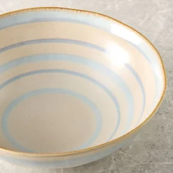 West Elm Cabana Stripe Stoneware Serve Bowl