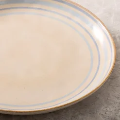 West Elm Cabana Stripe Stoneware Serve Platter