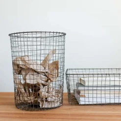 West Elm Cabo Metal Baskets