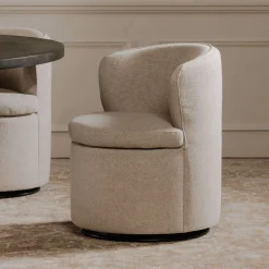 West Elm Caelia Swivel Dining Chair