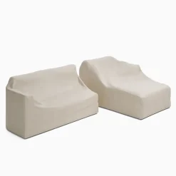 West Elm Caldera Aluminum Outdoor 2-Piece Chaise Sectional Protective Cover