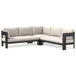 West Elm Caldera Aluminum Outdoor 3-Piece L-Shaped Sectional Cushion Covers