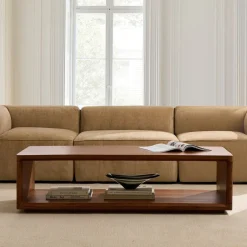 West Elm Calla Solid Wood Coffee Table ( – )