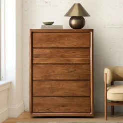 West Elm Calla Solid Wood 5-Drawer Dresser (36")