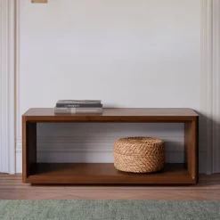 West Elm Calla Solid Wood Entryway Bench