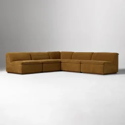 West Elm Calvin Armless 5-Piece L-Shaped Sectional (113.5")