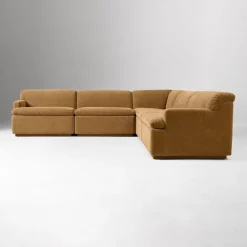 West Elm Calvin 5-Piece L-Shaped Sectional (113")