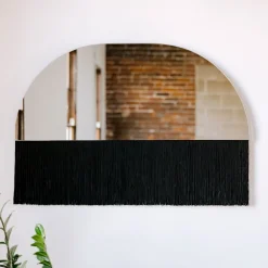 West Elm Candice Luter Sonata Large Wall Mirror w/ Fringe