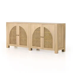 West Elm Cane Arches Buffet (78")