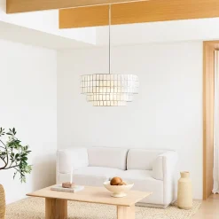 West Elm Capiz Tiered Chandelier (24")