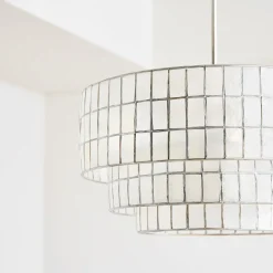 West Elm Capiz Tiered Chandelier (24")