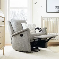 Kids West Elm Carlo Swivel Glider Recliner