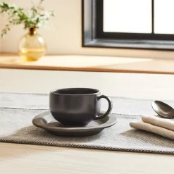 West Elm Casafina Pacifica Teacup & Saucers