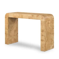West Elm Cascading Burl Console Table (45")