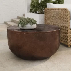 West Elm Cascais Outdoor Round Side Table (26")