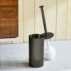 West Elm Caspian Metal Toilet Brush Holder