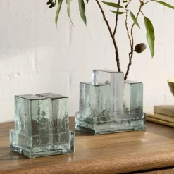 West Elm Cast Glass Vases