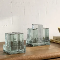 West Elm Cast Glass Vases
