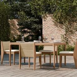 West Elm Catalina Outdoor Extendable Dining Table (63"–88")