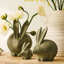 West Elm Ceramic Bunny Decor