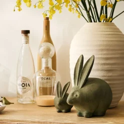West Elm Ceramic Bunny Decor