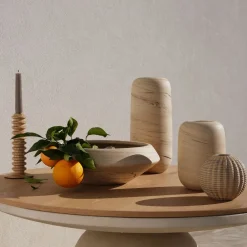 West Elm Ceramic Marbled Vases