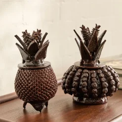 West Elm Ceramic Pineapple Objects