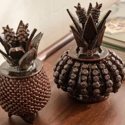 West Elm Ceramic Pineapple Objects