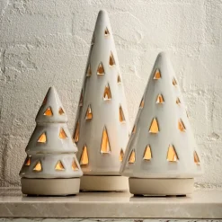 West Elm Ceramic Tree Tealight Candleholders