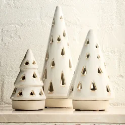 West Elm Ceramic Tree Tealight Candleholders