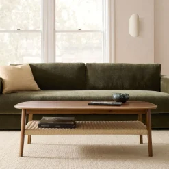 West Elm Chadwick Mid-Century Rectangle Coffee Table (48")