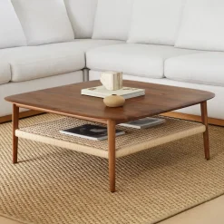 West Elm Chadwick Mid-Century Square Coffee Table (40")